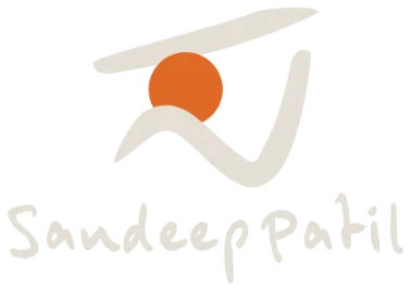 Sandeep Patil White Logo