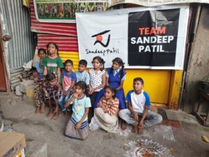 Team Sandeep Patil – Distributing Books to Children – 13