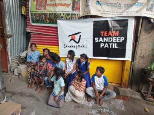 Team Sandeep Patil – Distributing Books to Children – 14