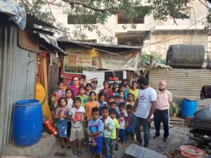 Team Sandeep Patil – Distributing Books to Children – 9